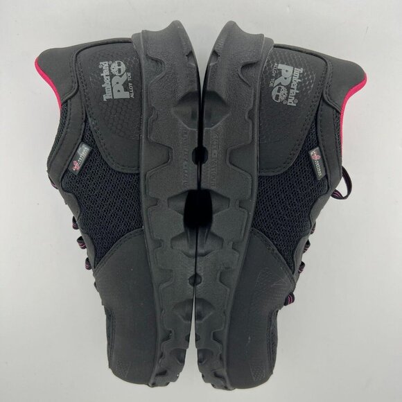 Timberland Pro Womens 92669 Powertrain Alloy Toe Lace Up Size 10M Work Shoes - Picture 8 of 11